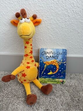 Book and Buddie— Giraffes can’t dance